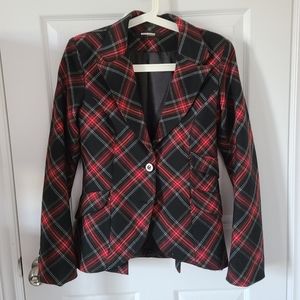 Plaid Blazer